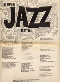 Newport Jazz Festival July 1969