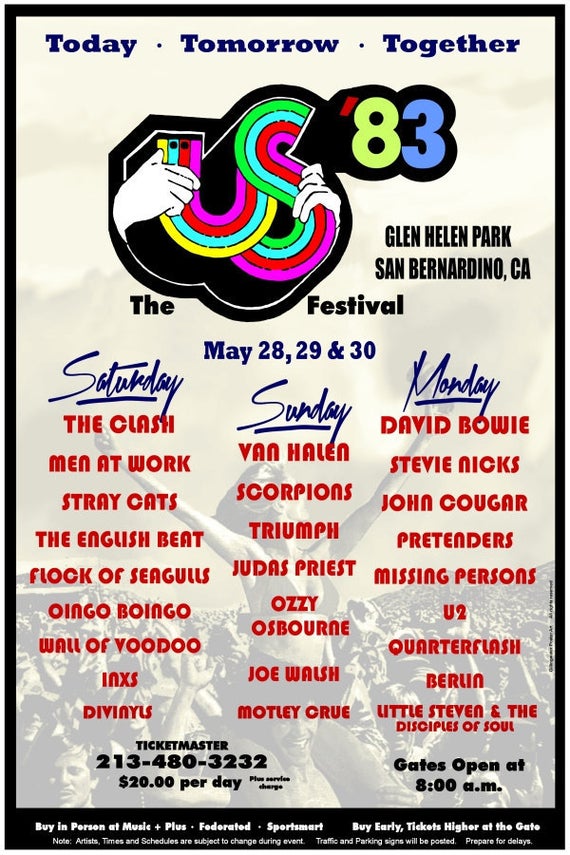 The Us Festival, San Bernardino, California 1983
