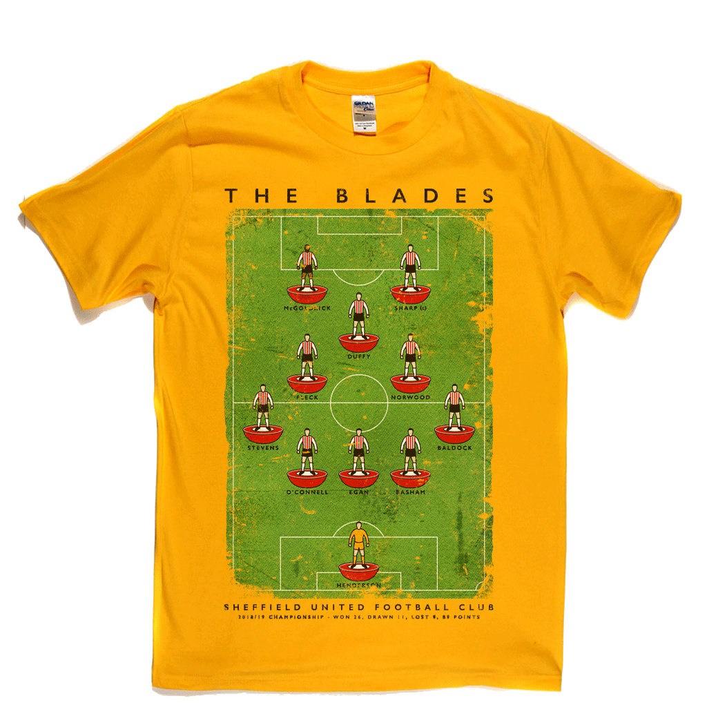 Sheffield United Championship Runners Up 2019 Poster Regular T-Shirt