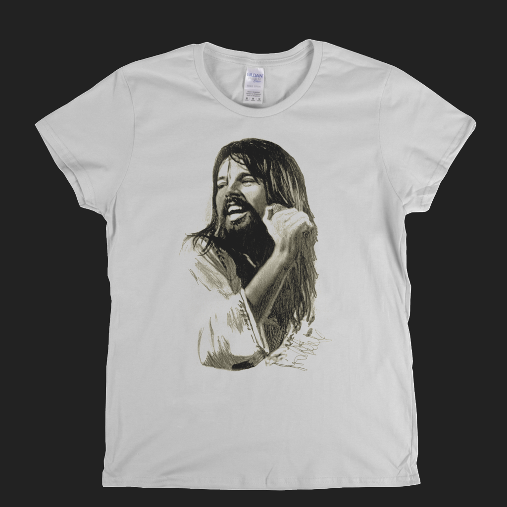 Bob Seger Hand Drawn Womens T-Shirt