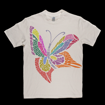 Grand Funk Railroad Santana Fat Mattress 1969 Butterfly T-Shirt