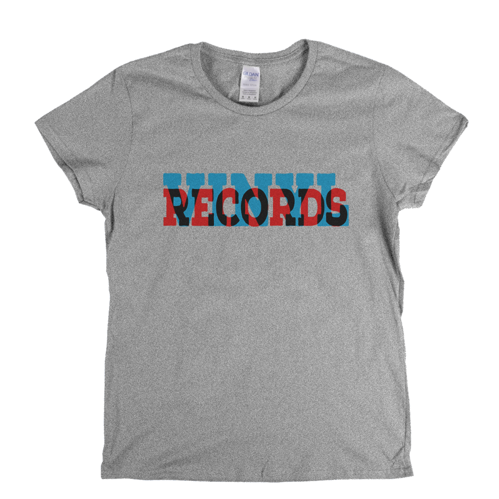 Vinyl Records Banner Womens T-Shirt