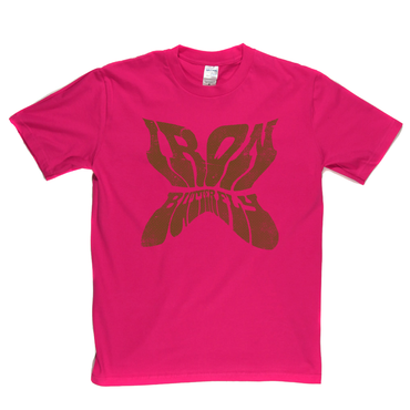 Iron Butterfly Shaped Text T-Shirt