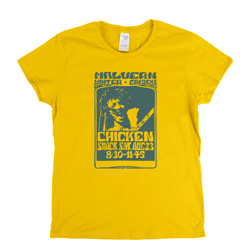 Chicken Shack 1969 Poster Womens T-Shirt