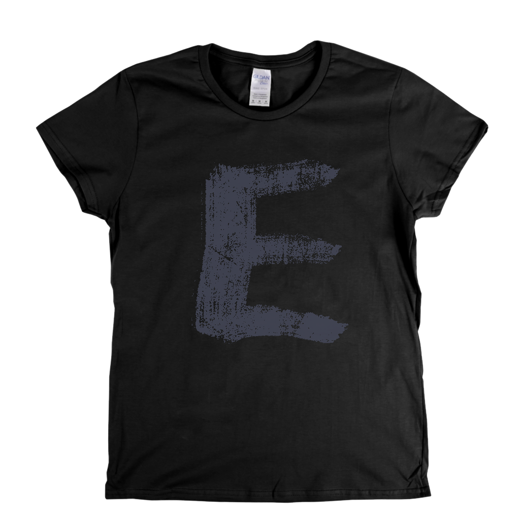 Letter E Womens T-Shirt