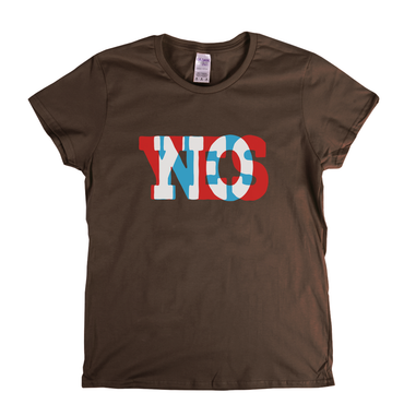 Yes No Womens T-Shirt