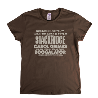 Stackridge Roundhouse Poster Womens T-Shirt