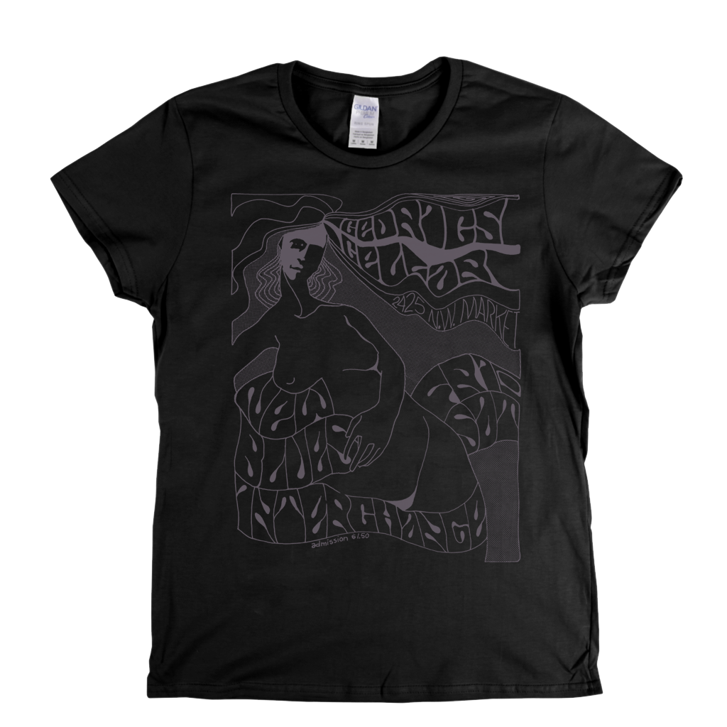 New Blues Interchange At Cedrics Cellar 1967 Womens T-Shirt