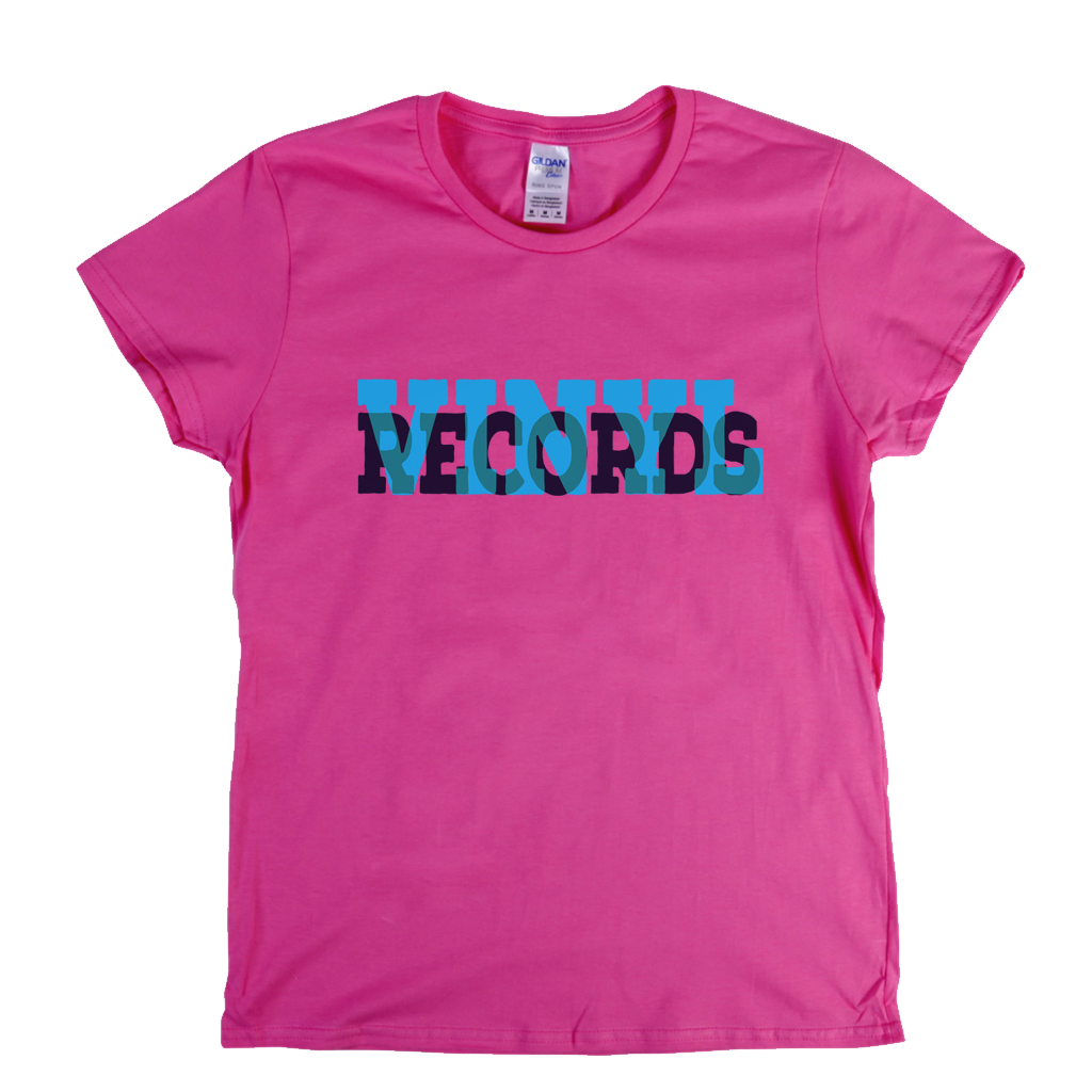 Vinyl Records Banner Womens T-Shirt