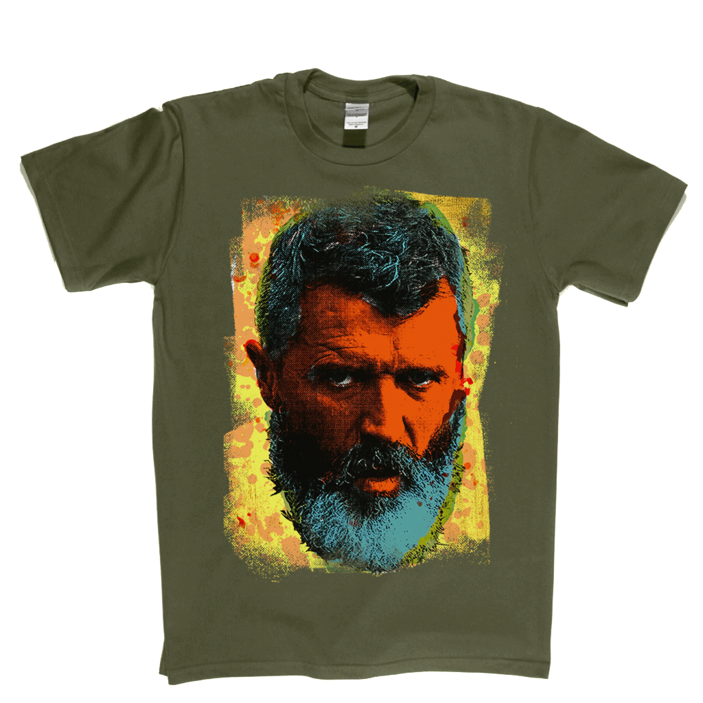Roy Keane In Colour T-Shirt