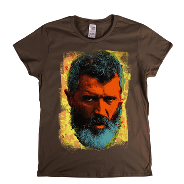 Roy Keane In Colour Womens T-Shirt