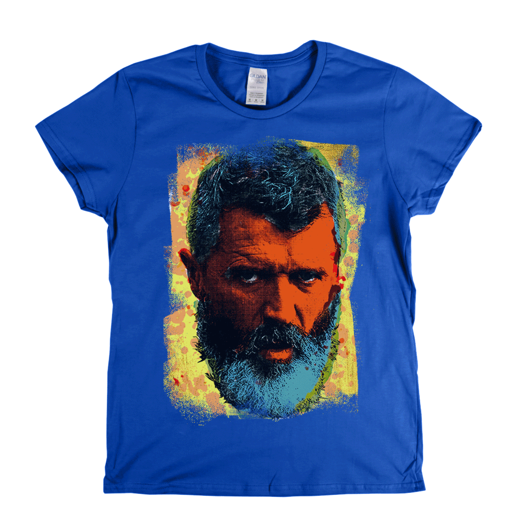 Roy Keane In Colour Womens T-Shirt