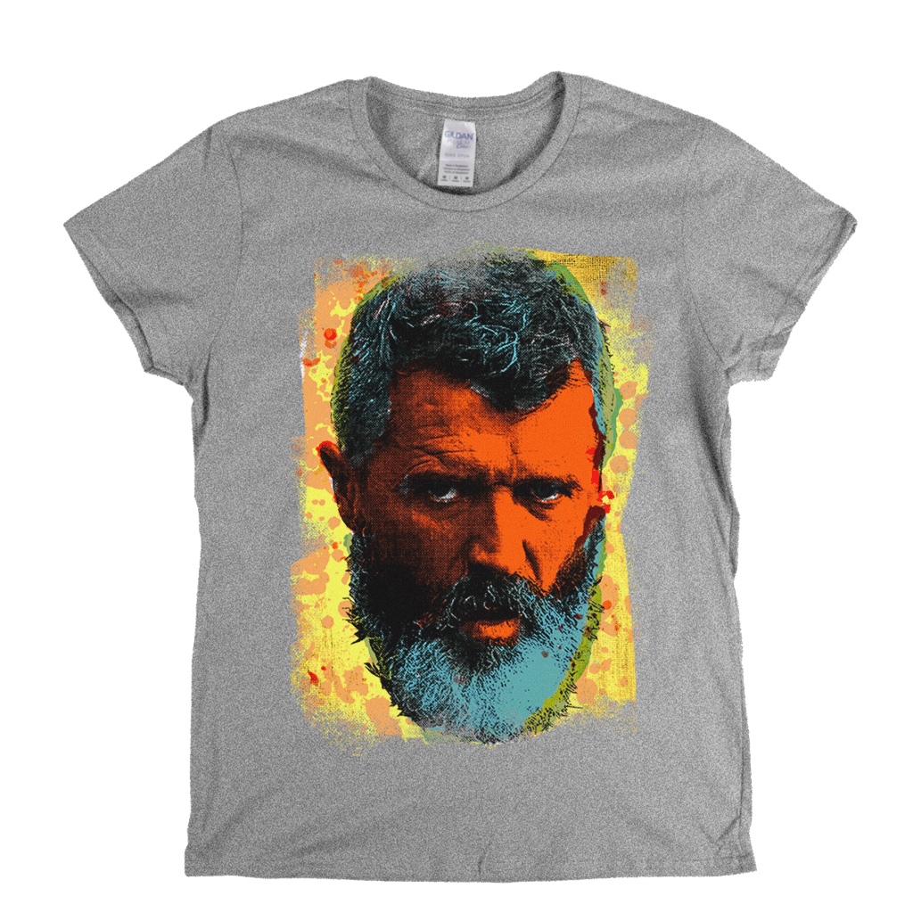Roy Keane In Colour Womens T-Shirt