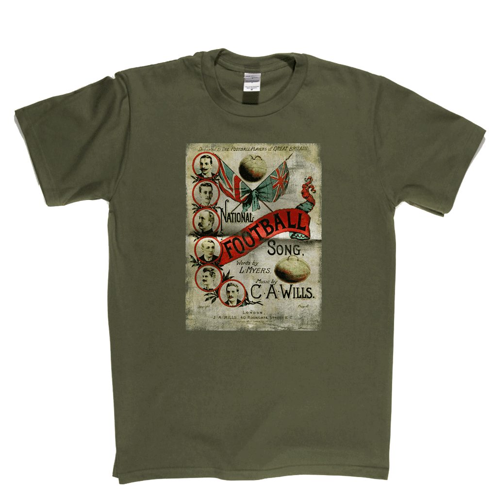 National Football Song Poster Regular T-Shirt