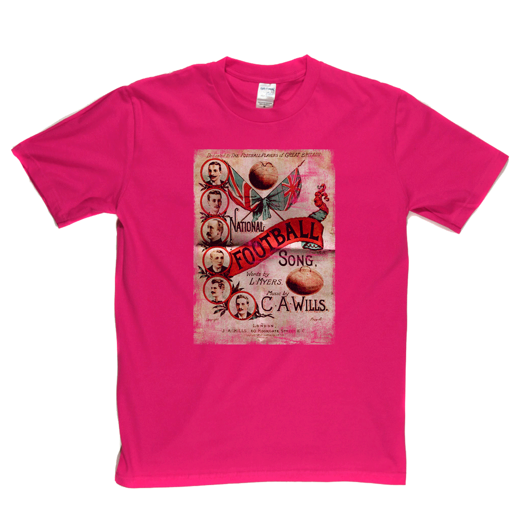 National Football Song Poster Regular T-Shirt