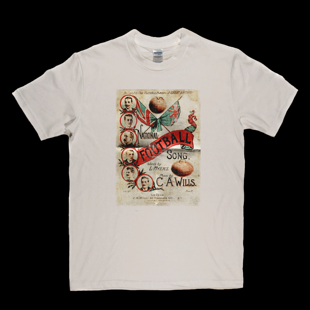 National Football Song Poster Regular T-Shirt