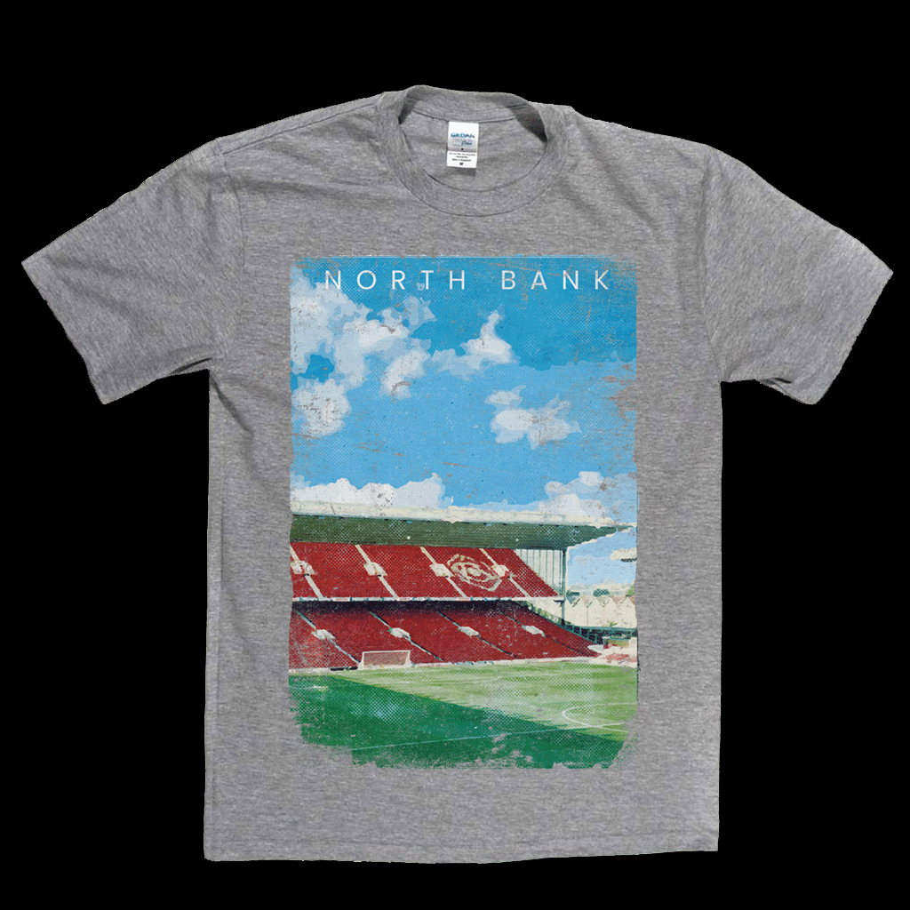 North Bank Football Ground Poster Regular T-Shirt