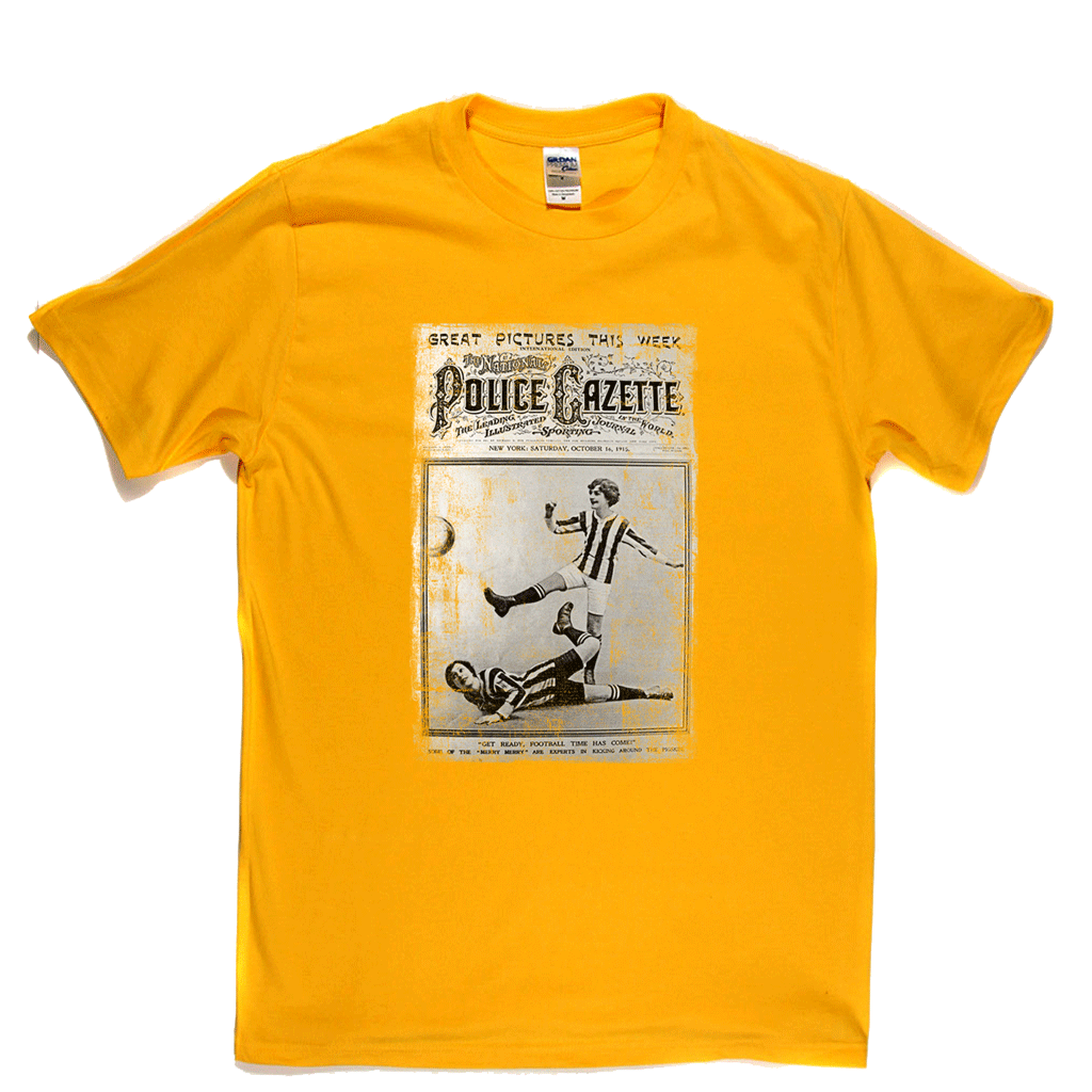 Police Gazette Football 1915 Regular T-Shirt