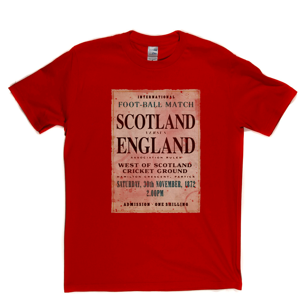 Scotland V England 1872 Regular T-Shirt