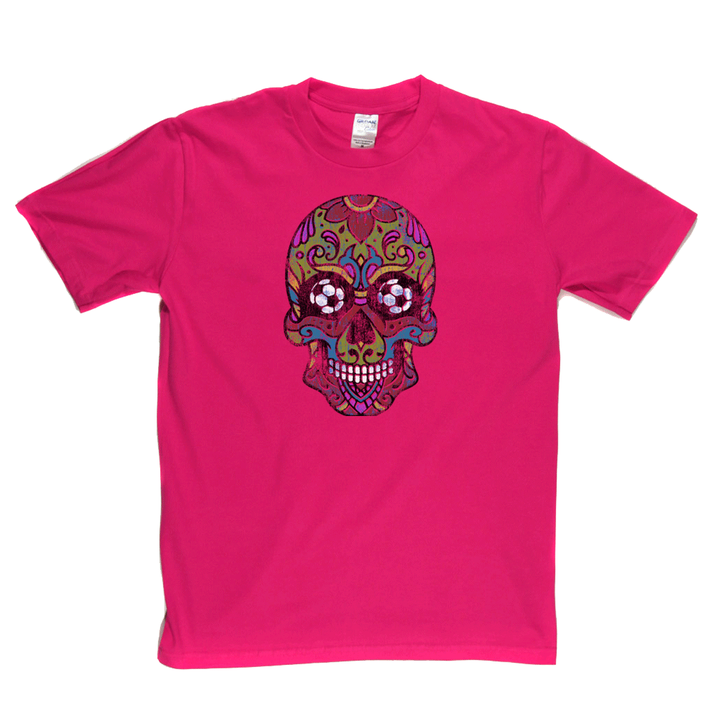 Soccer Sugar Skull Regular T-Shirt