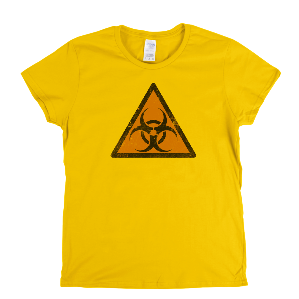Biohazard Symbol Womens T-Shirt