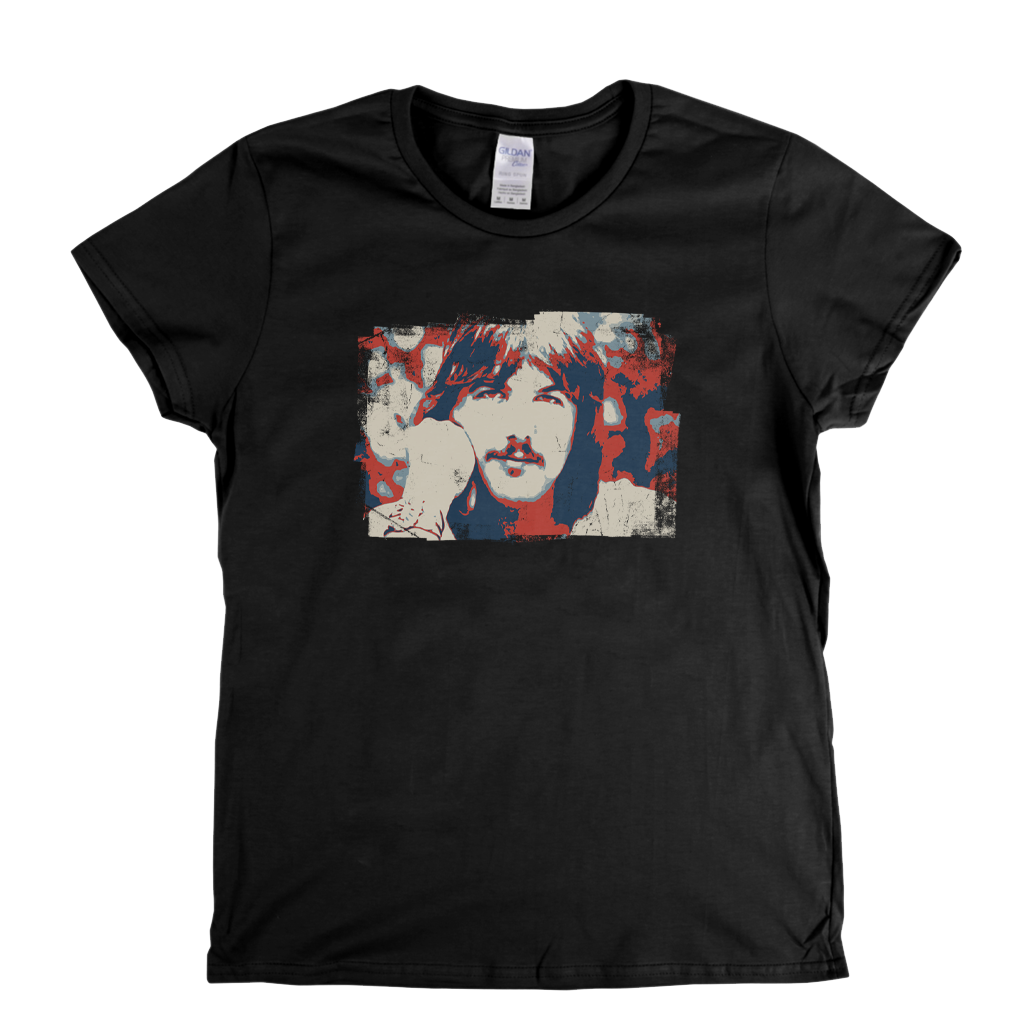 Gram Parsons Block Print Womens T-Shirt