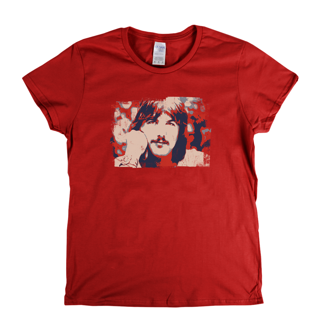 Gram Parsons Block Print Womens T-Shirt
