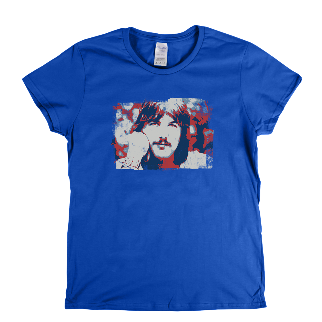 Gram Parsons Block Print Womens T-Shirt