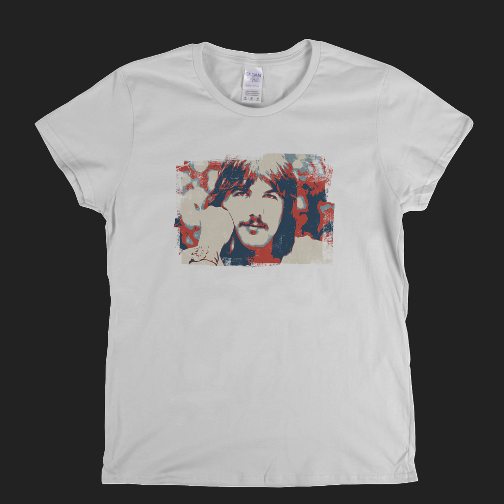 Gram Parsons Block Print Womens T-Shirt