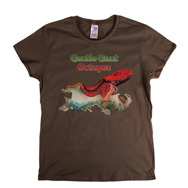 Gentle Giant Octopus Cutout Womens T-Shirt