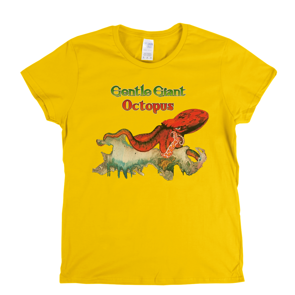 Gentle Giant Octopus Cutout Womens T-Shirt