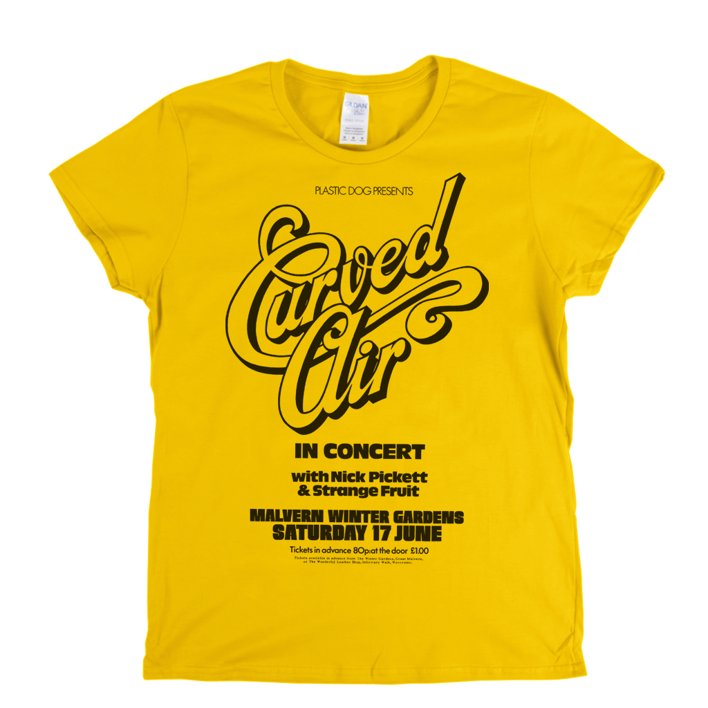 Curved Air Winter Garden Poster Womens T-Shirt