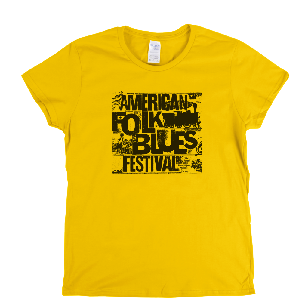 American Folk And Blues Festival 1963 Womens T-Shirt
