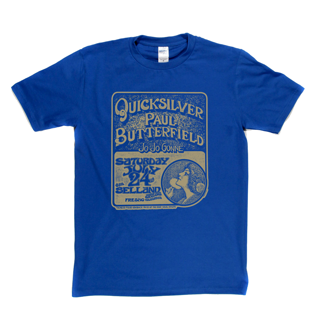 Quicksilver Paul Butterfield Poster T-Shirt