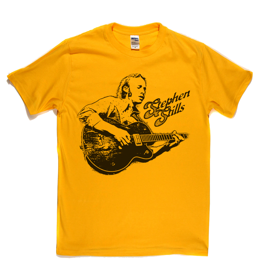 Stephen Stills Guitar Portait T-Shirt