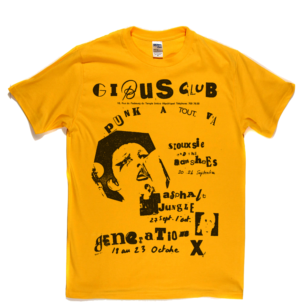 Gibus Club Punk Poster T-Shirt