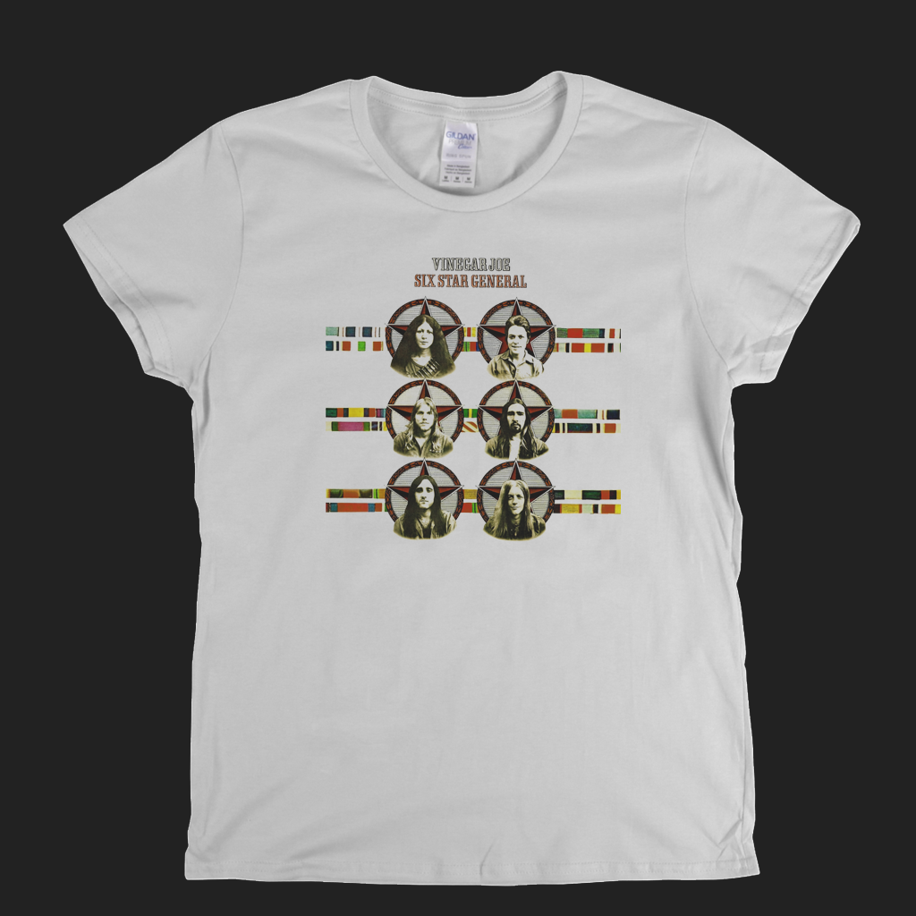 Vinegar Joe Six Star General Womens T-Shirt