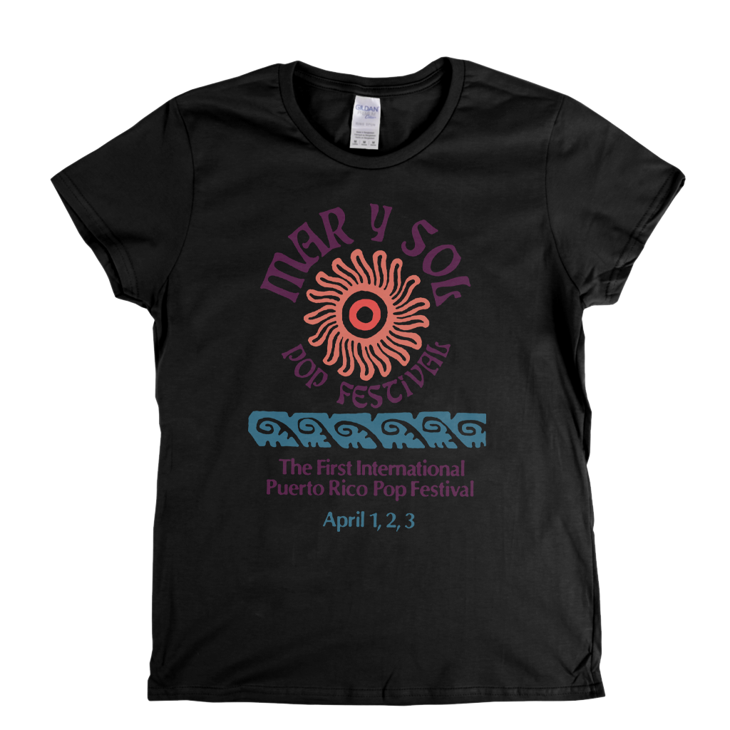 Mar Y Sol Pop Festival Womens T-Shirt
