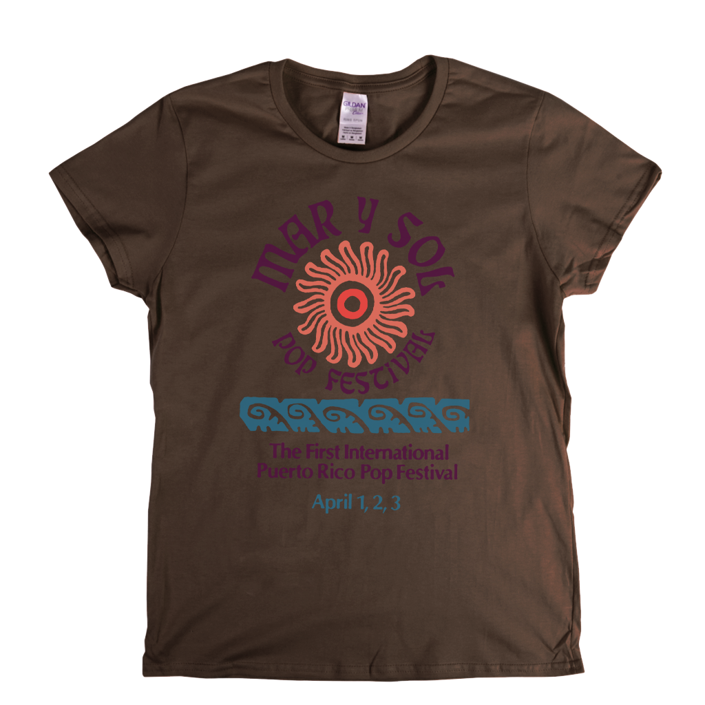 Mar Y Sol Pop Festival Womens T-Shirt