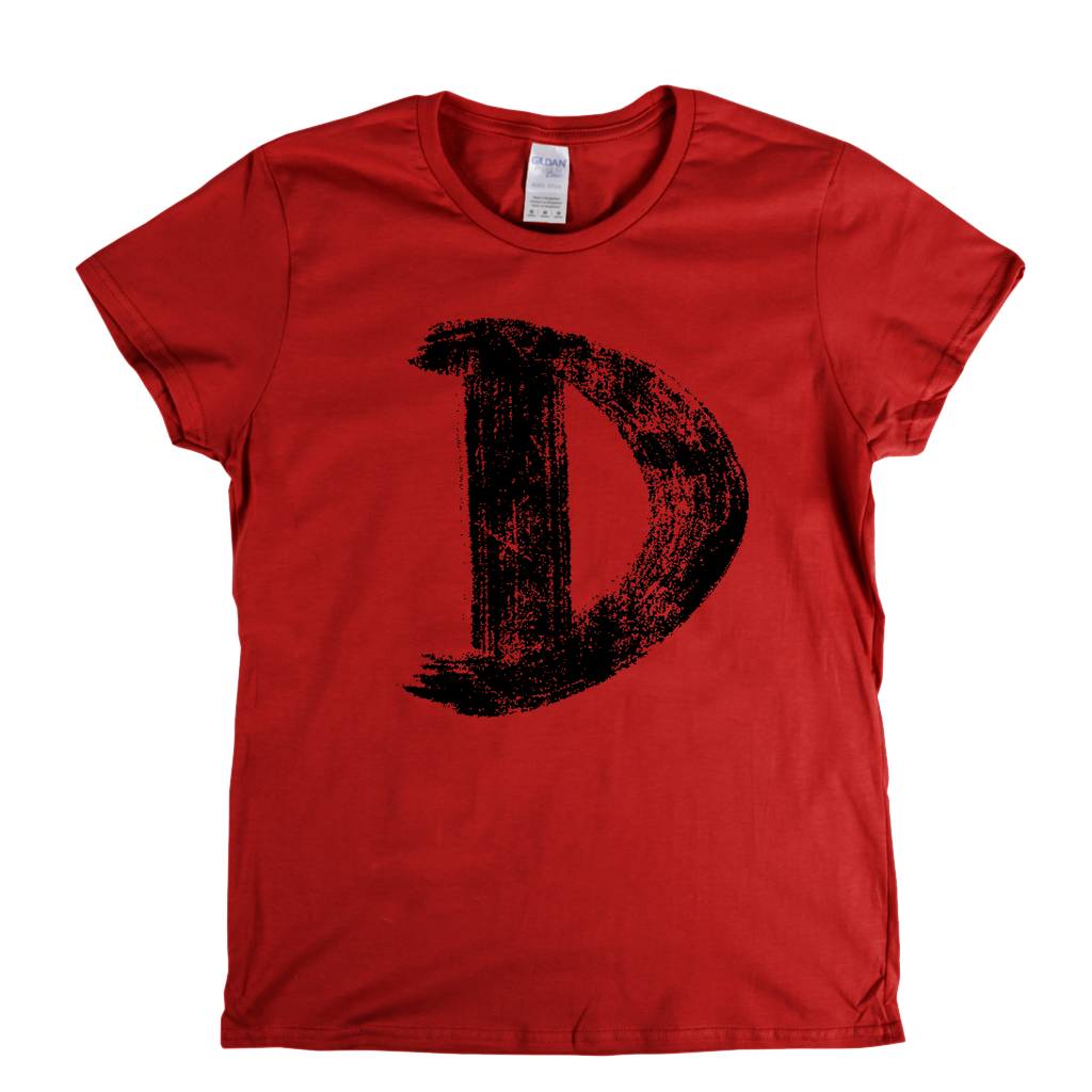 Letter D Womens T-Shirt