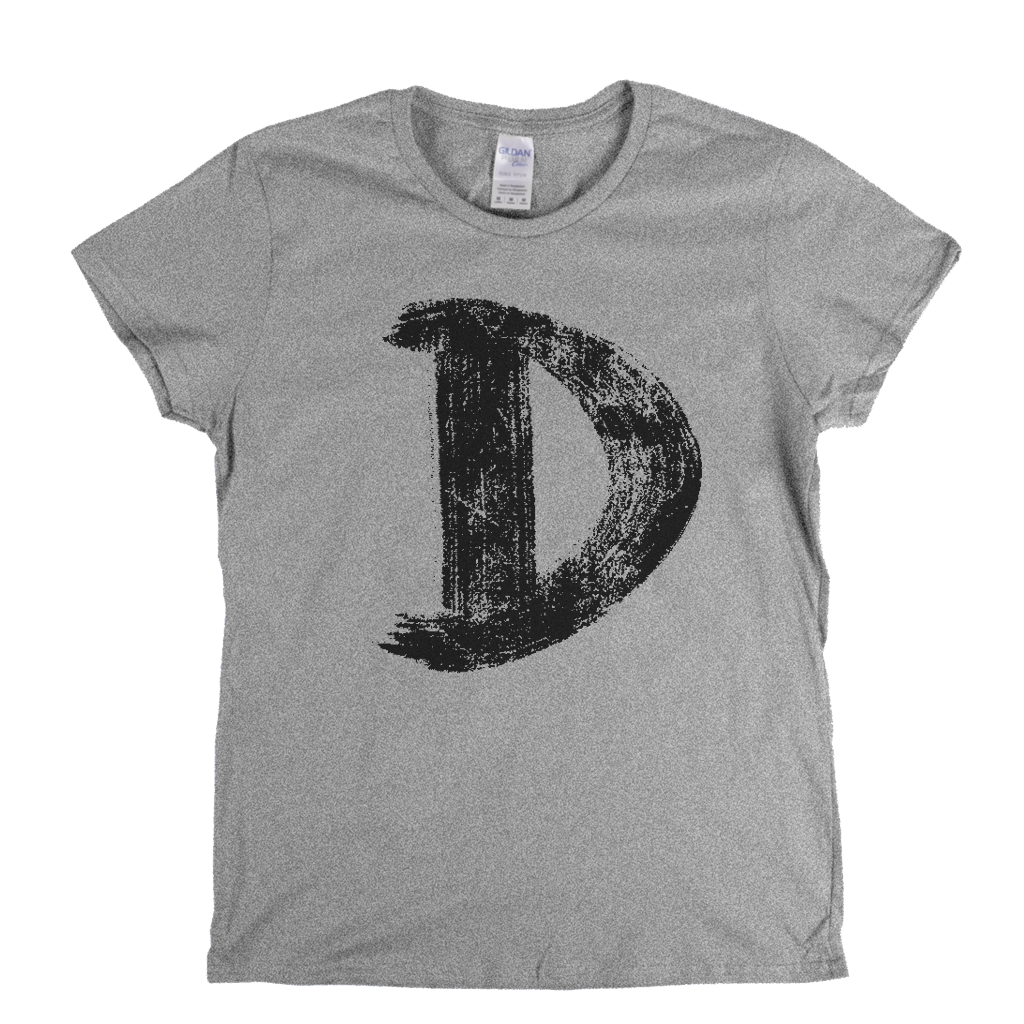 Letter D Womens T-Shirt