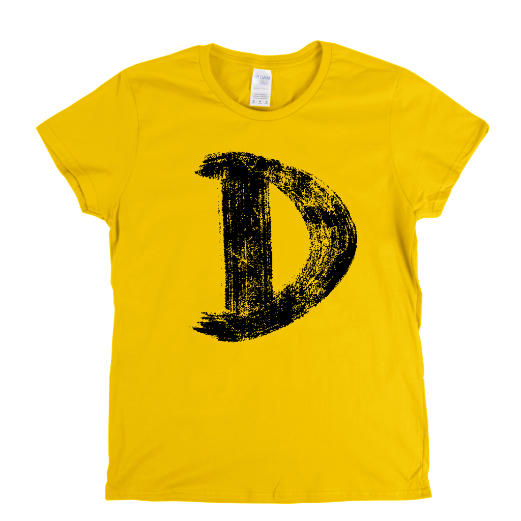 Letter D Womens T-Shirt