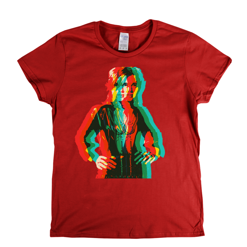 Suzi Quatro Echo Portrait Womens T-Shirt