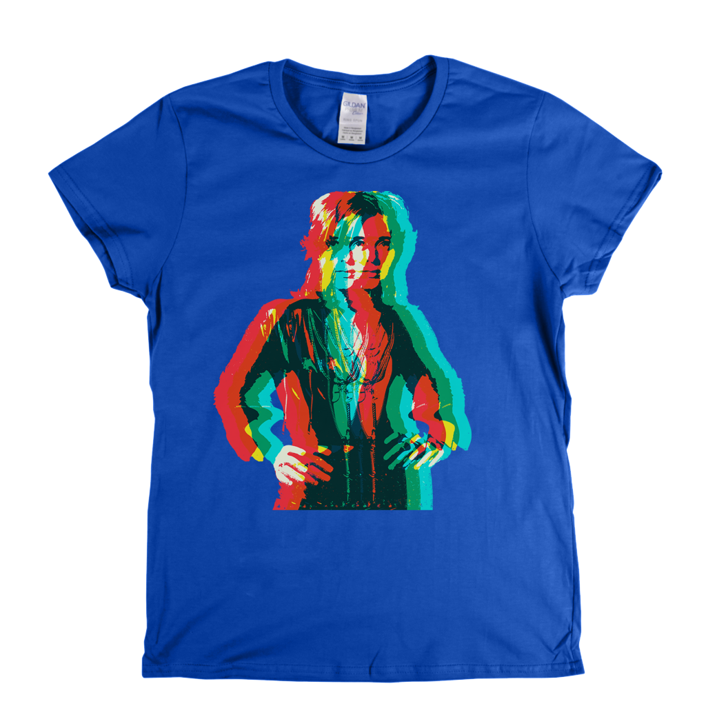 Suzi Quatro Echo Portrait Womens T-Shirt