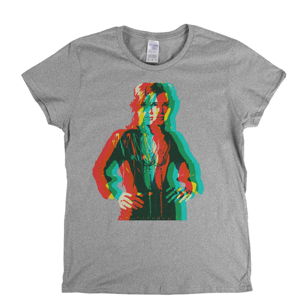 Suzi Quatro Echo Portrait Womens T-Shirt