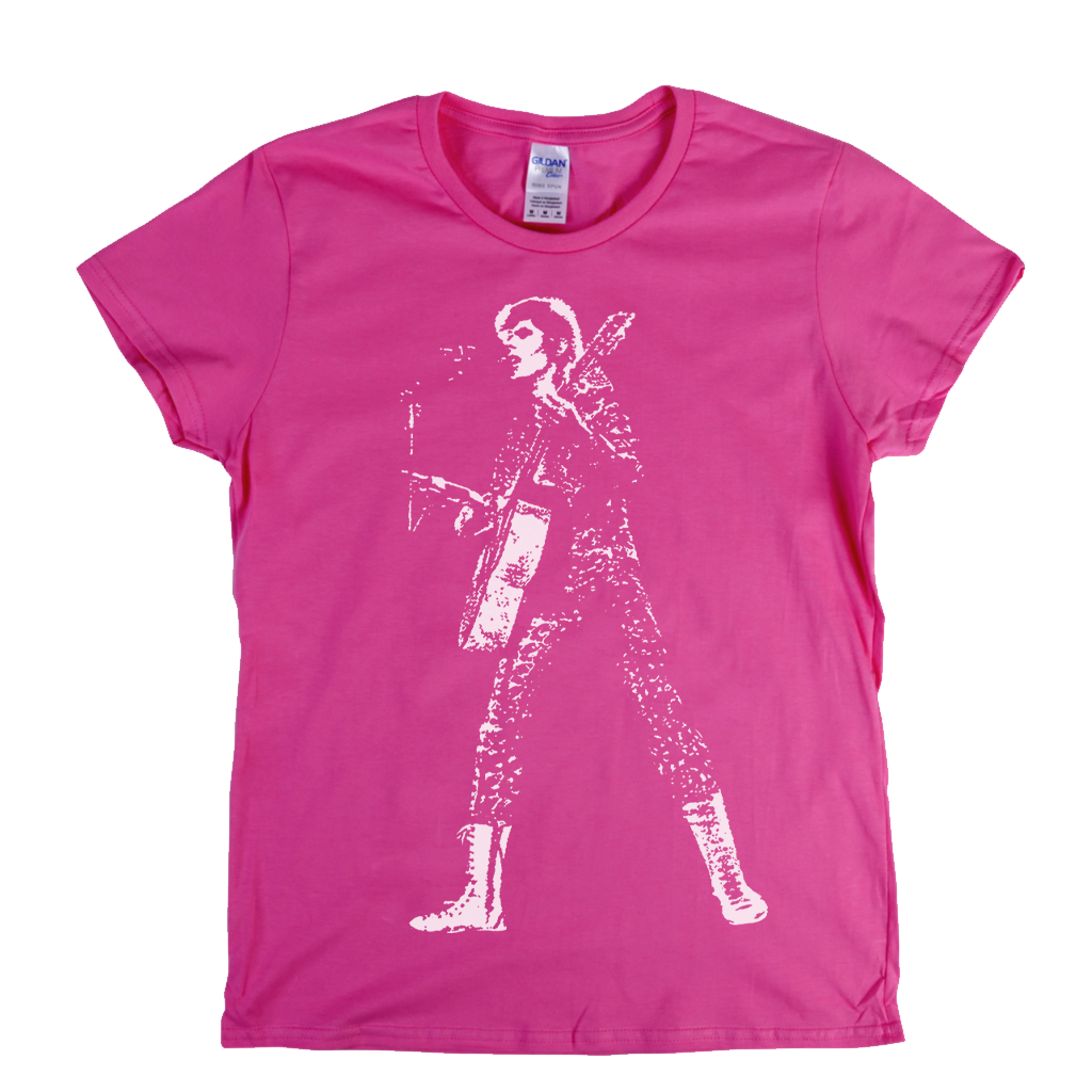 David Bowie 1972 Ad Womens T-Shirt