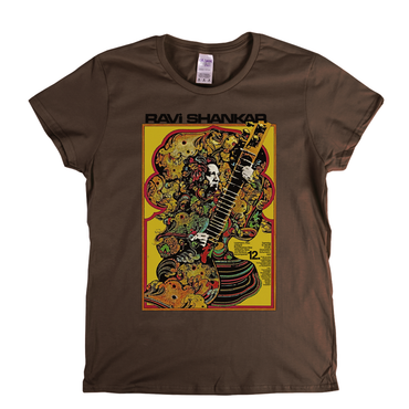 Ravi Shankar Concert Dusseldorf Poster 1968 Womens T-Shirt
