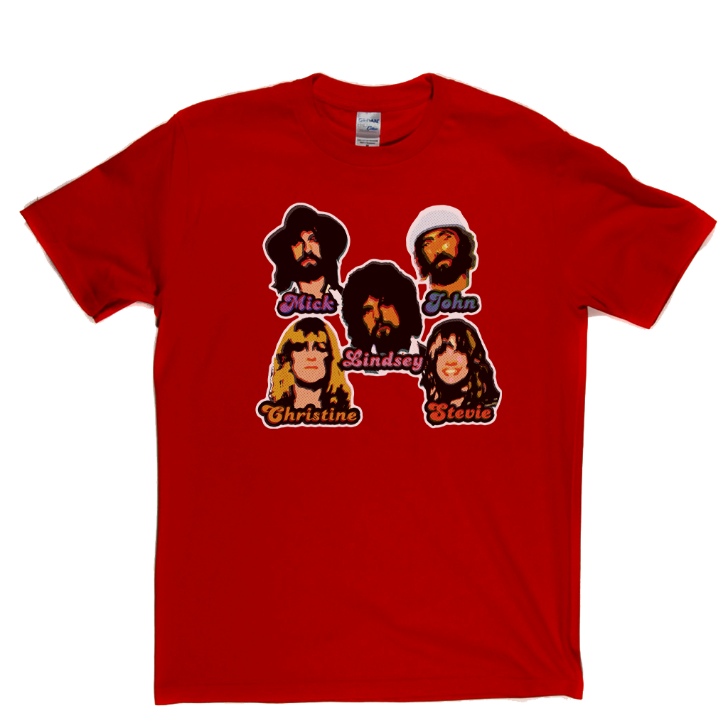 Fleetwood Mac Stickers T-Shirt