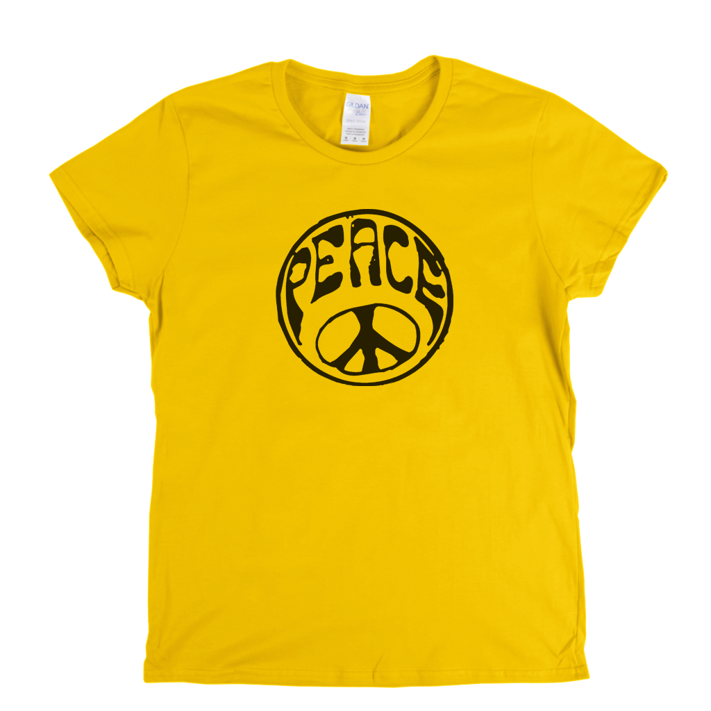 Peace Badge Womens T-Shirt