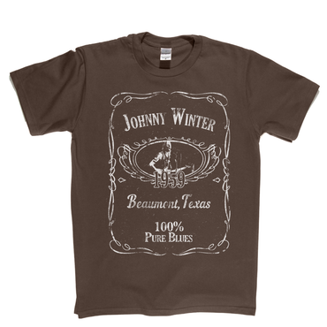 Johnny Winter Liquor Label T-Shirt